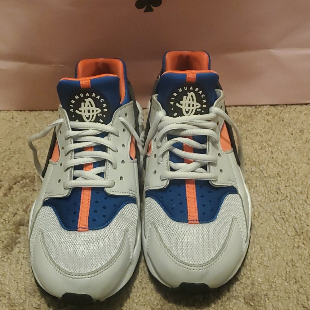 Nike Women's Athletic Shoes - Blue, Orange, and White